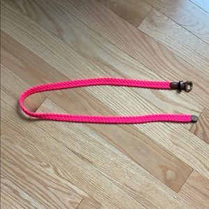 J Crew Neon Belt